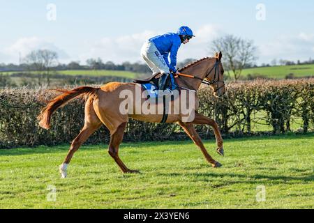 Wincanton Hürdenrennen, Donnerstag, 20. Januar 2022 Stockfoto