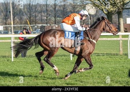 Wincanton Hürdenrennen, Donnerstag, 20. Januar 2022 Stockfoto