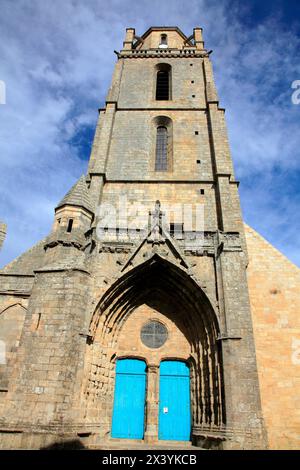 Frankreich, Pays de la Loire, Loire Atlantique (44), Batz sur Mer, Kirche Saint Guenole Stockfoto