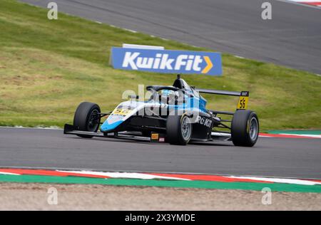 Yuanpu CUI 56 Phinsys by Argenti Qualifying Donington Park im Donington Park, Derby, England am 27. April 2024. Foto von Chris Williams. Redaktionelle Verwendung Stockfoto