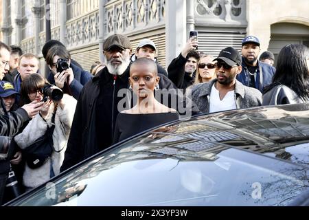 Kelela - Street Style vor Courrèges - Paris Fashion Week - Carreau du Temple - Paris - Frankreich Stockfoto