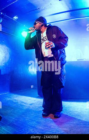 Mailand, Italien. März 2024. Der englische Rapper Lord Apex tritt am 26. März 2024 live im Circolo Magnolia in Mailand auf. Credit: NurPhoto SRL/Alamy Live News Stockfoto