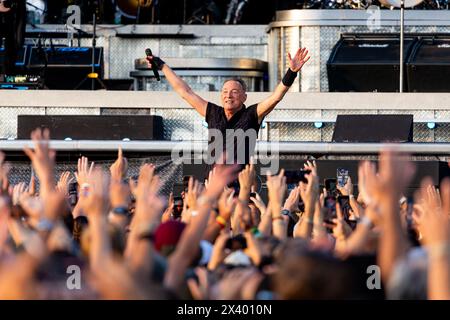 Monza, Italien. Juli 2023. Bruce Springsteen tritt am 25. Juli 2023 live im Autodromo di Monza auf. Credit: NurPhoto SRL/Alamy Live News Stockfoto