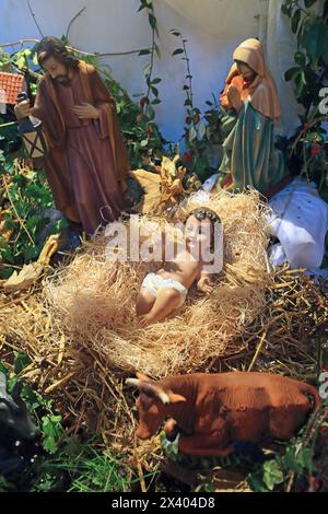 Weihnachtskrippe Stockfoto