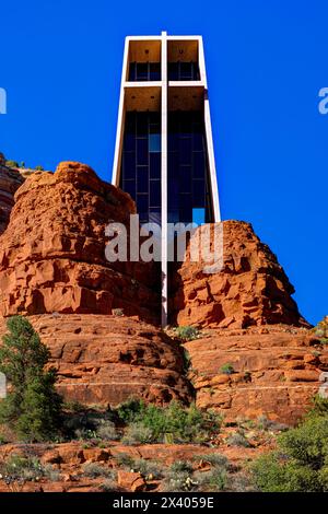 Kapelle des Heiligen Kreuzes. Sedona, Arizona, USA Stockfoto