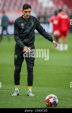 Utrecht, Niederlande. April 2024. UTRECHT, 29.04.2024, Galgenwaard-Stadion, Keuken Kampioen Divisie, niederländischer Fußball, Staffel 2023/2024, während des Spiels Jong Utrecht - ADO, ADO den Haag Spieler Malik Sellouki Credit: Pro Shots/Alamy Live News Stockfoto