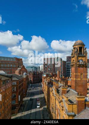 Terrakotta-Dächer in Manchester, England Stockfoto