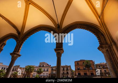 Kathedrale von Palermo in der Gegend von Palermo, Sizilien, Italien; Sizilien, Italien Stockfoto