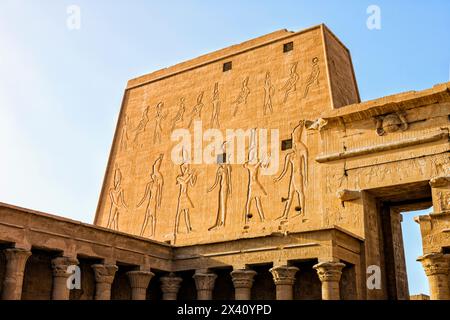 Philae Temple Complex, ein altes Heiligtum der Isis in Assuan, Ägypten; Assuan, Ägypten Stockfoto