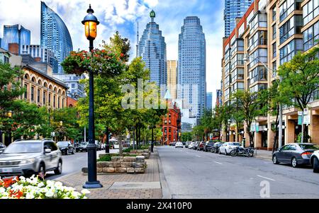 Front Street in der St. Lawrence in Toronto; Toronto, Ontario, Kanada Stockfoto