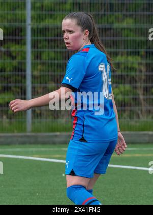 Inverness, Schottland, Großbritannien. 28. April 2024: Rossvale Women gewinnen die SWF Championship in Inverness, Schottland. Stockfoto