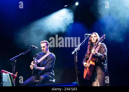 Glasgow, Schottland, Großbritannien. April 2024. Iisey tritt am 28. April 2024 an der o2 Academy in Glasgow auf Credit: Glasgow Green bei Winter Time/Alamy Live News Stockfoto