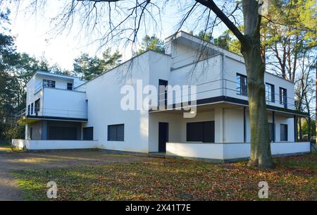 Bauhaus Masterhaus Villa in Dessau, Deutschland Stockfoto