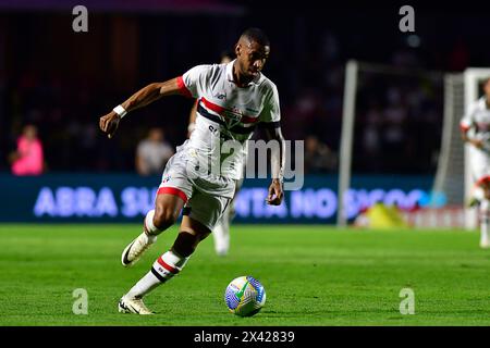 São Paulo (SP), 29/04/2024 - Futebol/São PAULO-PALMEIRAS - André Silva aus São Paulo - Spiel zwischen São Paulo x Palmeiras, gültig für die vierte Runde der brasilianischen Meisterschaft, die am Abend dieses Montag, 29. Im MorumBIS-Stadion südlich von São Paulo ausgetragen wird. (Foto: Eduardo Carmim/Alamy Live News) Stockfoto