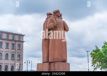 Lettisches Denkmal für die Schützen in Riga, Lettland Stockfoto