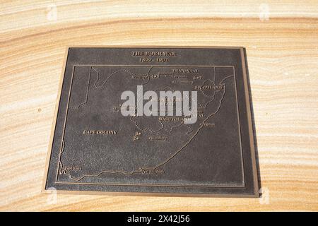 Der australische Memorial Walk im North Head Sanctuary Manly Sydney ehrt diejenigen, die die Verteidigung Australiens, den Burenkrieg 1899-1902, unterstützt haben Stockfoto