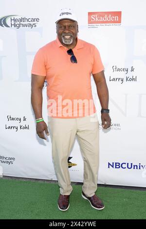 Toluca Lake, USA. April 2024. Kim Estes nimmt am 29. April 2024 an der Ankunft der George Lopez Foundation im Lakeside Country Club in Toluca Lake, KALIFORNIEN Teil. (Foto: Corine Solberg/SipaUSA) Credit: SIPA USA/Alamy Live News Stockfoto