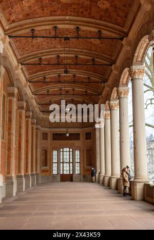 Außen- und Fassadendetails des Kurhauses in Baden-Baden Baden Baden-Baden, Deutschland. Stockfoto