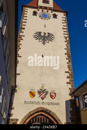 Ein Spaziergang durch Gengenbach, Deutschland Stockfoto