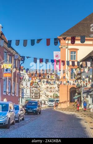 Ein Spaziergang durch Gengenbach, Deutschland Stockfoto