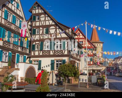 Ein Spaziergang durch Gengenbach, Deutschland Stockfoto