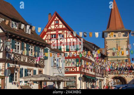 Ein Spaziergang durch Gengenbach, Deutschland Stockfoto