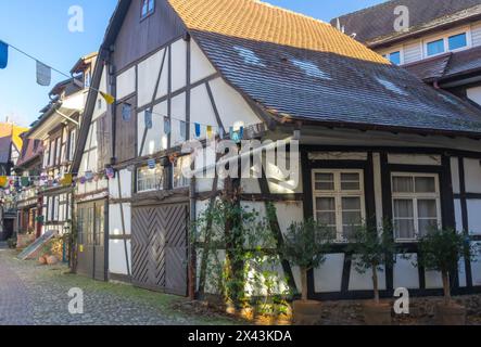 Ein Spaziergang durch Gengenbach, Deutschland Stockfoto