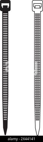 Kabelbinder Symbol Vektor Illustration Symbol Design Stock Vektor