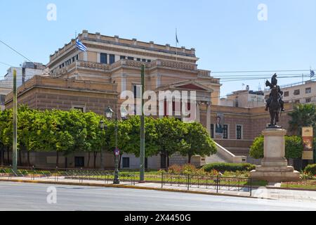 Athen, Griechenland - 29. April 2019: Das nationale historische Museum (griechisch Εθνικό Ιστορικό Μουσείο, Ethnikó Istorikó Mouseío) ist ein historisches Museum in AT Stockfoto