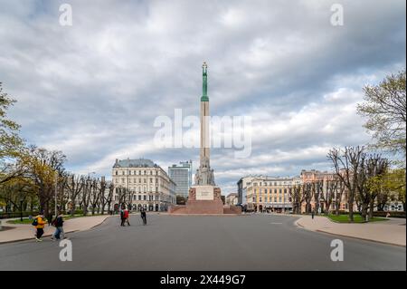 Freiheitsdenkmal, Riga, Lettland Stockfoto