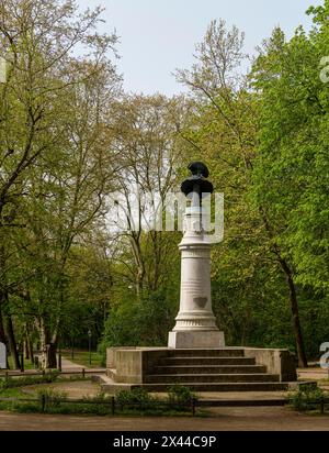 Friedrich der große, Statue im Volkspark Friedrichshain, Berlin Stockfoto