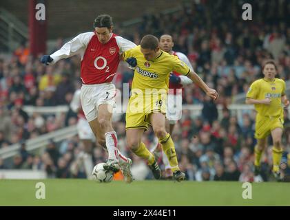 PIC Shows: Arsenal V Charlton 2004 28/2/2004 PIC gavin rodgers/pixel8000 Stockfoto