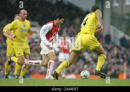 PIC Shows: Arsenal V Charlton 2004 28/2/2004 PIC gavin rodgers/pixel8000 Stockfoto