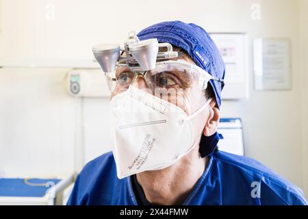 Italien, Verdello, Zahnarztpraxis von Doktor Marco Goisis Stockfoto