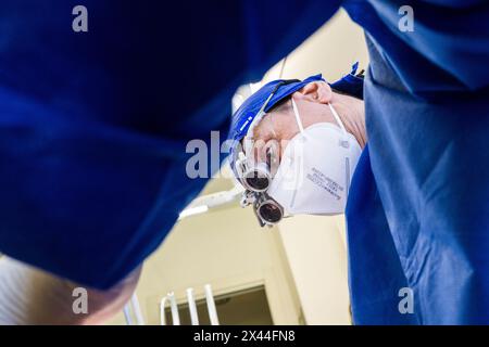 Italien, Verdello, Zahnarztpraxis von Doktor Marco Goisis Stockfoto