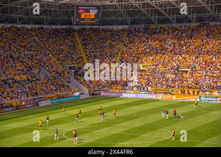 Gluecksgas-Stadion, Dynamo Dresden Fußballstadion, Dresden, Sachsen, Deutschland Stockfoto