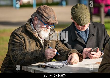 Viertes Rennen in Wincanton, 20. Januar 2022, Handicap Hürde, Klasse 3 Stockfoto