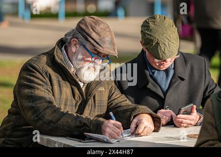 Viertes Rennen in Wincanton, 20. Januar 2022, Handicap Hürde, Klasse 3 Stockfoto