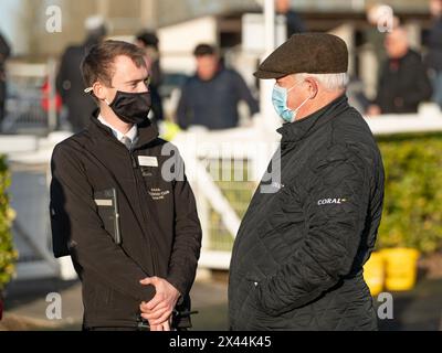 Viertes Rennen in Wincanton, 20. Januar 2022, Handicap Hürde, Klasse 3 Stockfoto