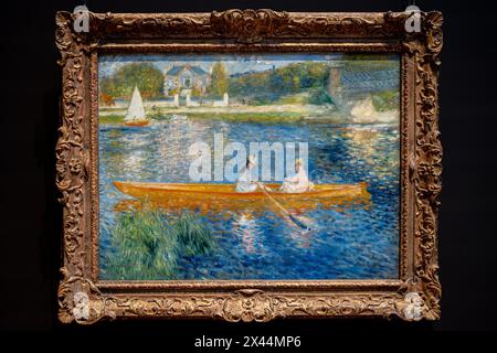 Pierre-Auguste Renoir: The Skiff (La Yole) 1875, The National Gallery, London. Stockfoto