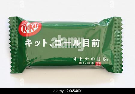 Japanisches Kit Kat Schokoladenscheiben Stockfoto