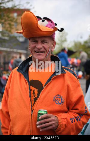 Königstag 27. April West Amsterdam Stockfoto