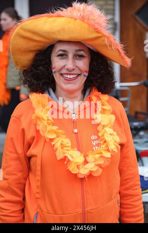 Königstag 27. April West Amsterdam Stockfoto