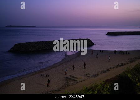 Dakar, Senegal. April 2024. Nicolas Remene/Le Pictorium - die westliche Corniche von Dakar - 19/04/2024 - Senegal/Dakar/Dakar - Strände und Einrichtungen entlang der westlichen Corniche von Dakar, Senegal, 19. April 2024. Quelle: LE PICTORIUM/Alamy Live News Stockfoto