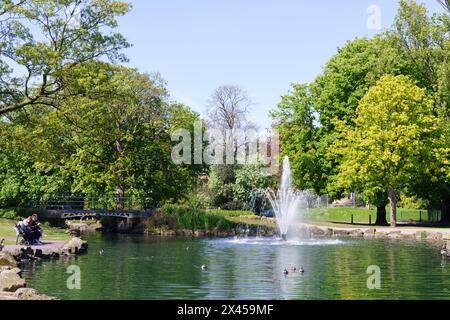 Pearson Park im Avenues Area, in Hull, East Yorkshire, Großbritannien Stockfoto