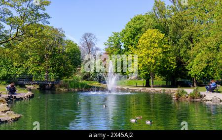 Pearson Park im Avenues Area, in Hull, East Yorkshire, Großbritannien Stockfoto