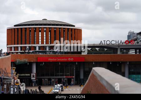 Madrid, Spanien. Februar 2024 - Bahnhof Atocha. Stockfoto