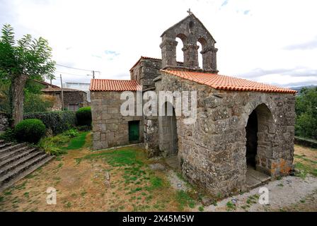 Kirche Santa Comba de Bande, Ourense, Spanien Stockfoto