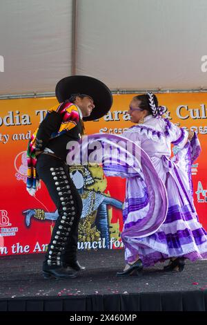 Kambodschanische Neujahrsparade und Festival 2024 in Kambodscha Town, Long Beach, CA, USA Stockfoto