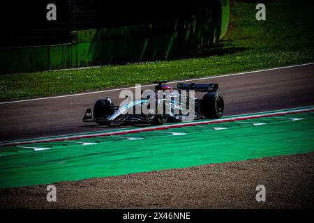 Imola, Italien. April 2024 30. Kimi Antonelli (ITA) Mercedes AMG Reservefahrer und f2 Fahrer für prema Racing, Lauf mit einem F1-Auto in Imola 30 April 2024 mit Mercedes AMG W13 2022 Credit: Independent Photo Agency/Alamy Live News Stockfoto